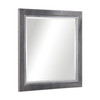 Moore Silver Square Mirror (09472)