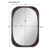 Sheldon Mid-Century Mirror (09552)