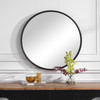 Belham Round Iron Mirror (09692)