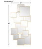 Soren Copper Squares Mirror (Uttermost)