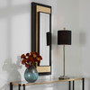 Roston Black & Gold Mirror (Uttermost)