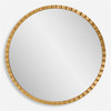 Dandridge Gold Round Mirror (09781)