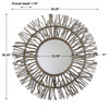 Josiah Woven Mirror  (13705)