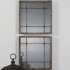 Uttermost Saragano Square Mirrors Set of 2 (13845)
