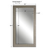 Malika Antique Silver Mirror (14603)