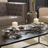 Lying Lotus Metal Candleholders (17079)