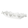 Uttermost Ruffled Feathers Modern White Bowl (17965)