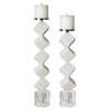 Casen Marble Cube Candleholders, S/2 (17969)