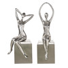 Jaylene Silver Sculptures, S/2 (18581)
