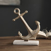 Drop Anchor Antique Gold Sculpture (18614)