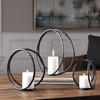 Pina Curved Metal Candleholders S/3 (18709)