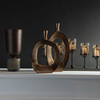 Uttermost Kyler Textured Bronze Vases Set of 2 (18965)