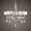 Tamworth 5 Light Silver Champagne Chandelier (21268)