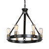 Marlow 6 Light Antique Bronze Chandelier (21273)
