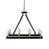 Marlow 8 Light Rectangle Chandelier (21279)