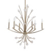 Juliette 6 Light Silver Chandelier (21345)