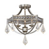 Tamworth Modern 3 Light Semi Flush (22275)