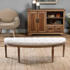 Leggett Tufted White Bench (23196)