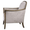 Uttermost Brittoney Taupe Armchair (23369)