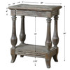 Mardonio Distressed Accent Table (24295)