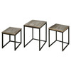 Bomani Wood Nesting Tables Set/3 (24460)