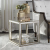 Julie Mirrored Accent Table (24789)