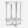 Arnaut White Accent Table (25375)