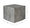 Kareem Modern Gray Side Table (25442)