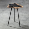 Mircea Petrified Wood Accent Table (25461)