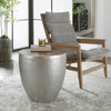 Gannett Silver Wood End Table (25479)