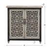 Branwen Aged White Accent Cabinet (25772)
