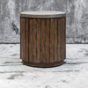 Maxfield Wooden Drum Side Table (25779)