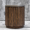 Maxfield Wooden Drum Side Table (25779)
