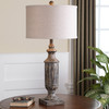 Agliano Aged Dark Pecan Lamp (26196-1)