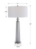 Grayton Frosted Art Table Lamp (26378)