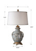 Uttermost Cancello Blue Glaze Lamp (26483)