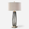 Vilminore Gray Glass Table Lamp (26698-1)