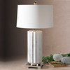 Castorano White Marble Lamp (27911-1)