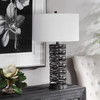 Alita Rust Black Table Lamp (28213)