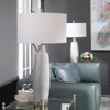 Kathleen Metallic Silver Table Lamp (28265)