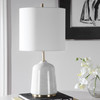 Eloise White Marble Table Lamp (28332-1)
