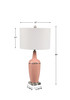 Anastasia Light Pink Table Lamp (28369-1)