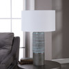 Prova Gray Textured Table Lamp (28372)