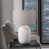 Winterscape White Glaze Table Lamp (28390-1)