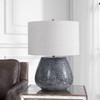 Pebbles Metallic Gray Table Lamp (28445-1)