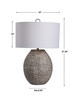 Cyprien Gray White Table Lamp (28448-1)