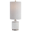 Elyn Glossy White Accent Lamp (29731-1)