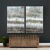 Gray Reflections Landscape Art S/2 (31411)