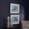 Plein Air Barns Framed Prints Set/2 (33689)