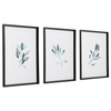 Simple Sage Watercolor Prints, S/3 (33723)